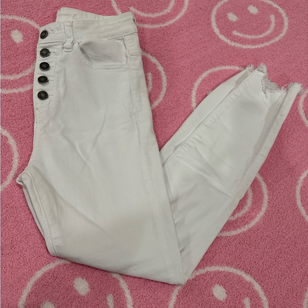 Kancan White Jeans